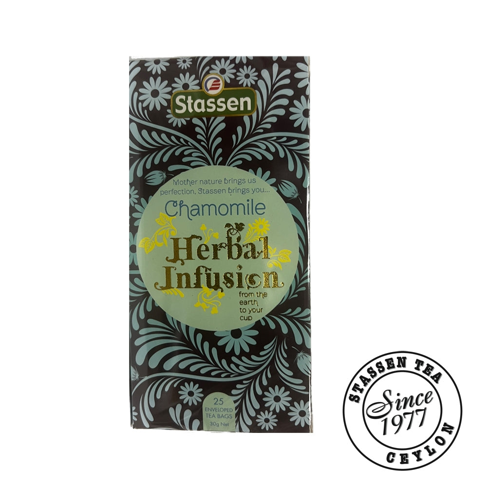 Stassen Pure Chamomile Tea - 25 Tea Bags x 1.2GM ^Wellness Tea ^Improved Sleep ^Natural Herb