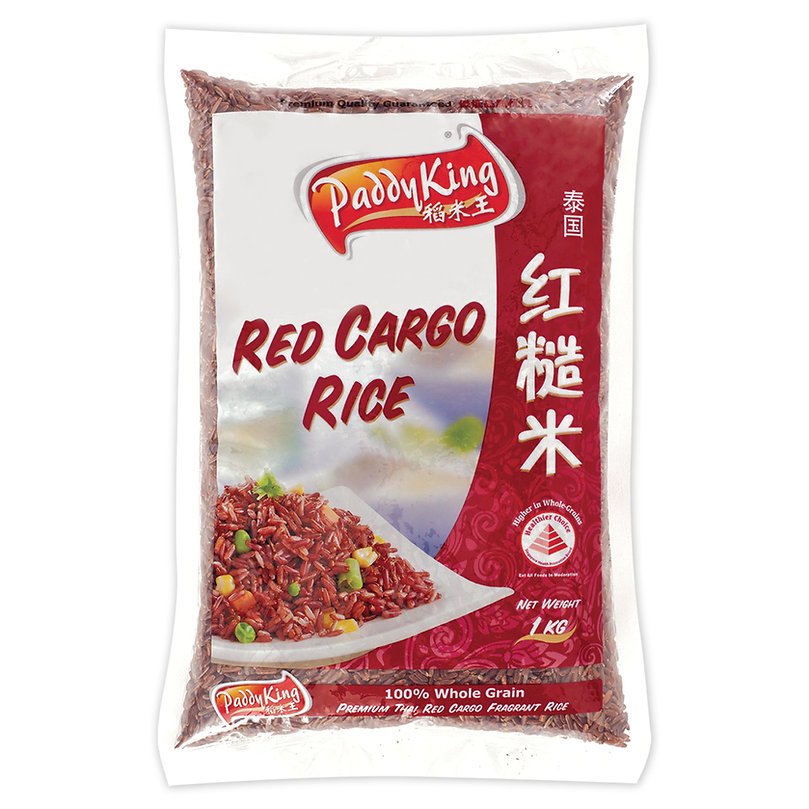 (Bundle of 3) PaddyKing Wholegrain Healthy Set 1kg x3 (Red Rice + Riceberry + Brown)