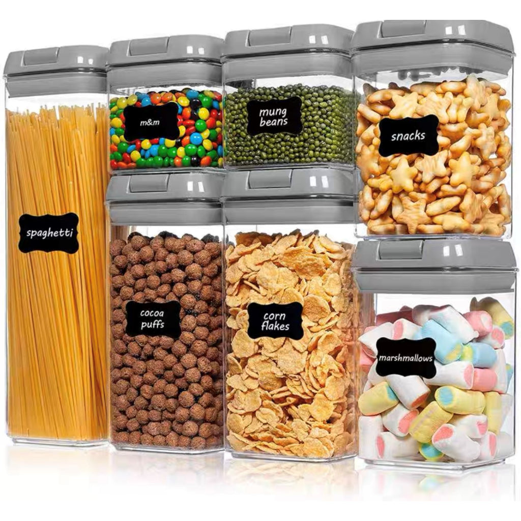 Air-Tight Food Storage Air-Tight Containers (7 Piece Set) BPA Free / Stackable / Leak Proof
