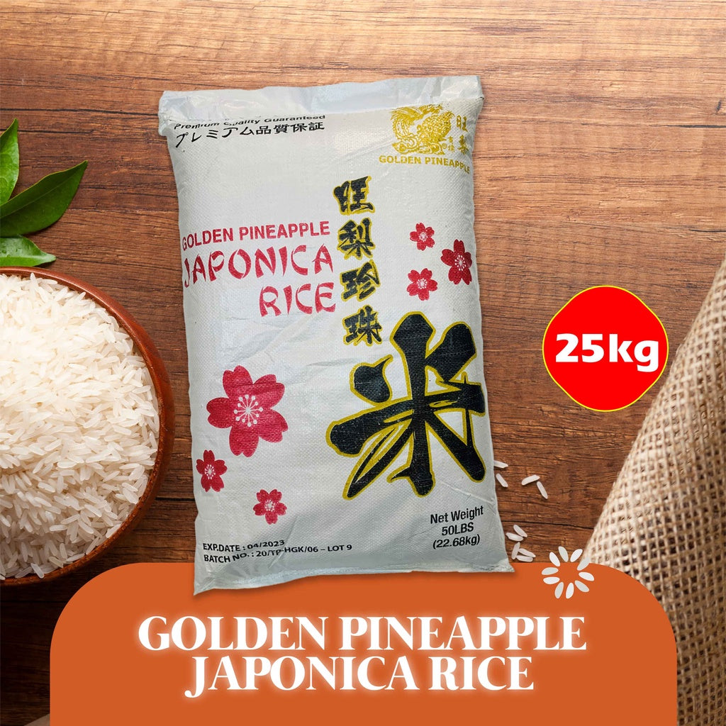 Golden Pineapple Japonica Rice 25kg