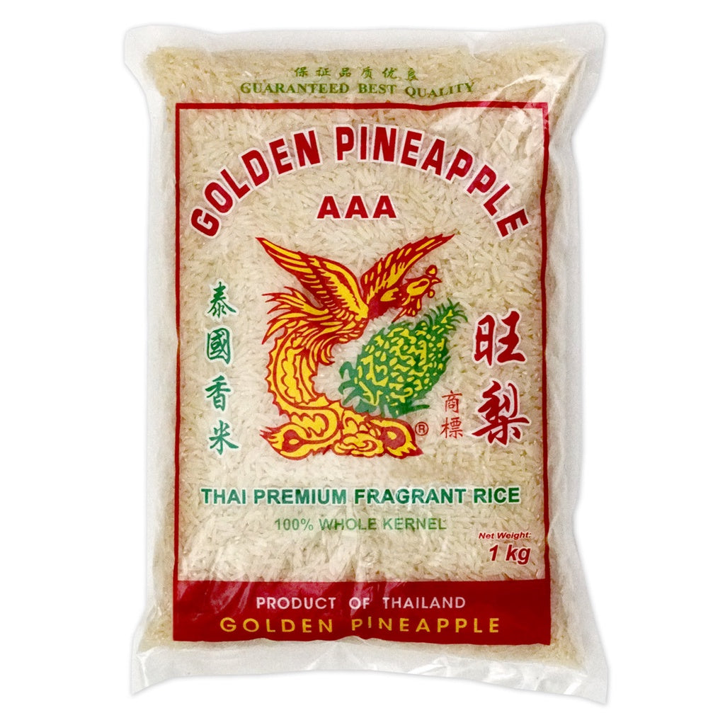Golden Pineapple Thai Fragrant Rice 1kg (vacuum pack)