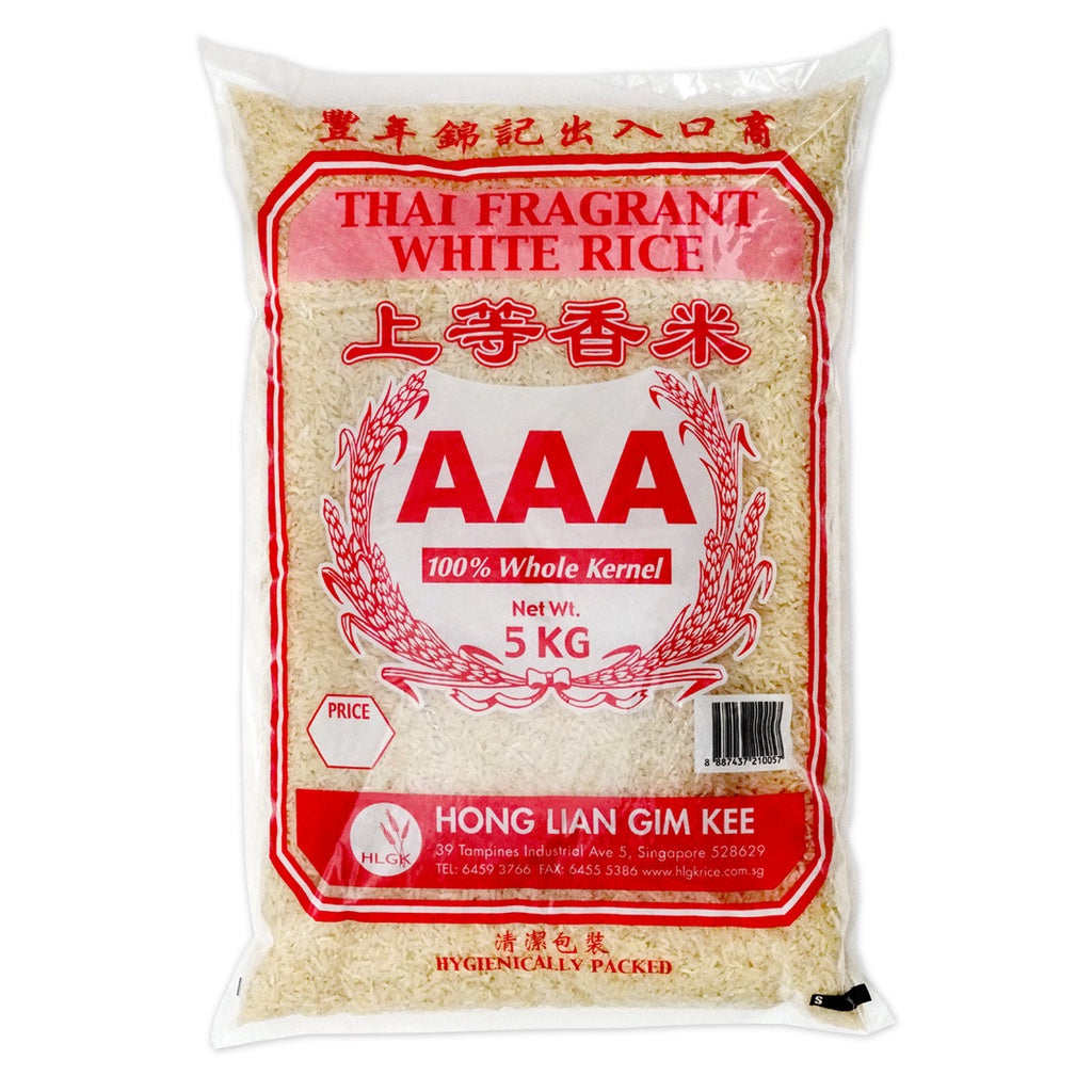 HLGK Thai AAA Fragrant White Rice 5kg