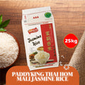 PaddyKing Thai Hom Mali Jasmine Rice 25kg