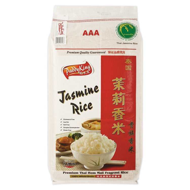PaddyKing Thai Hom Mali Jasmine Rice 25kg