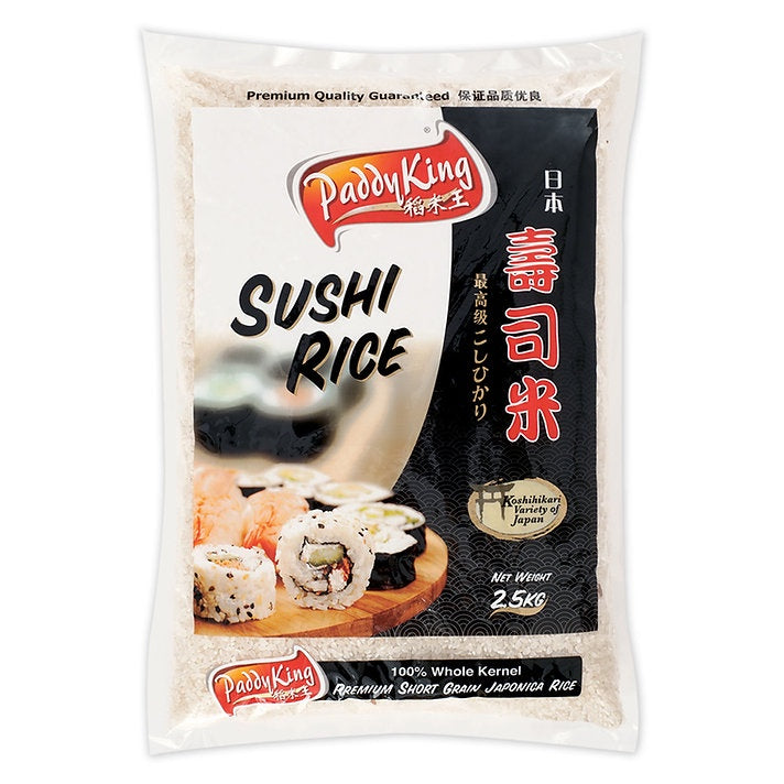 PaddyKing USA Sushi Rice 2.5kg (Vacuum Pack)