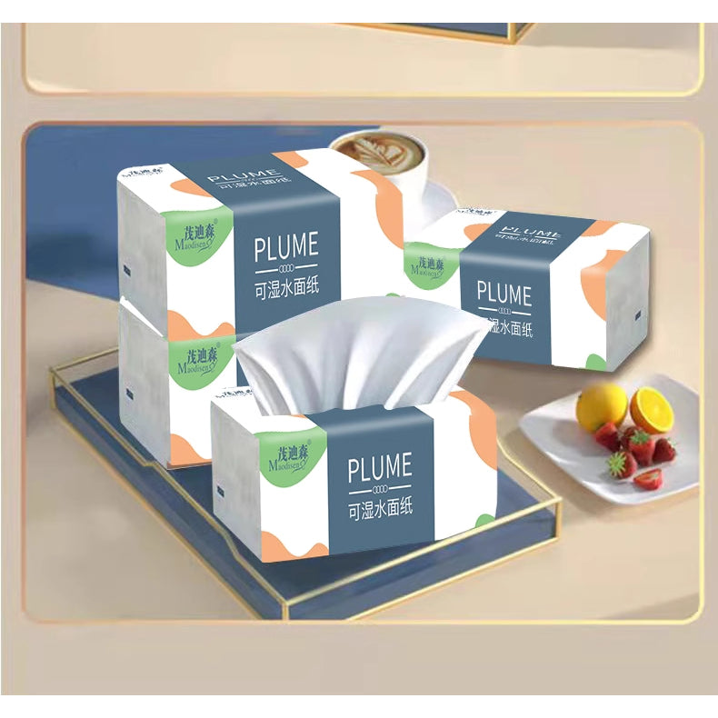 [Bundle of 24] Plume Facial Tissue | 24 x Pack - 4 ply (240 sheets/pack)