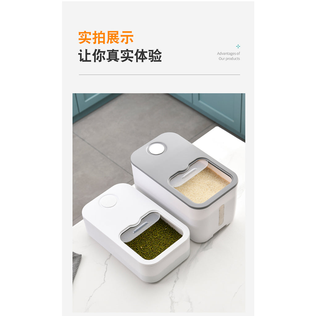Rice Storage Container with sliding cover (5kg/10kg size)