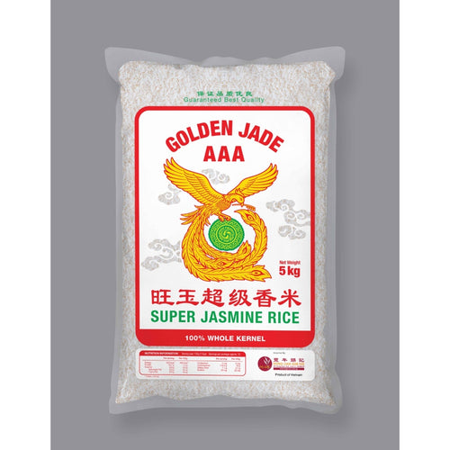 (Bundle of 2) - Golden Jade Super Jasmine Fragrant Rice 5kg x 2 (Vacuum Packed)