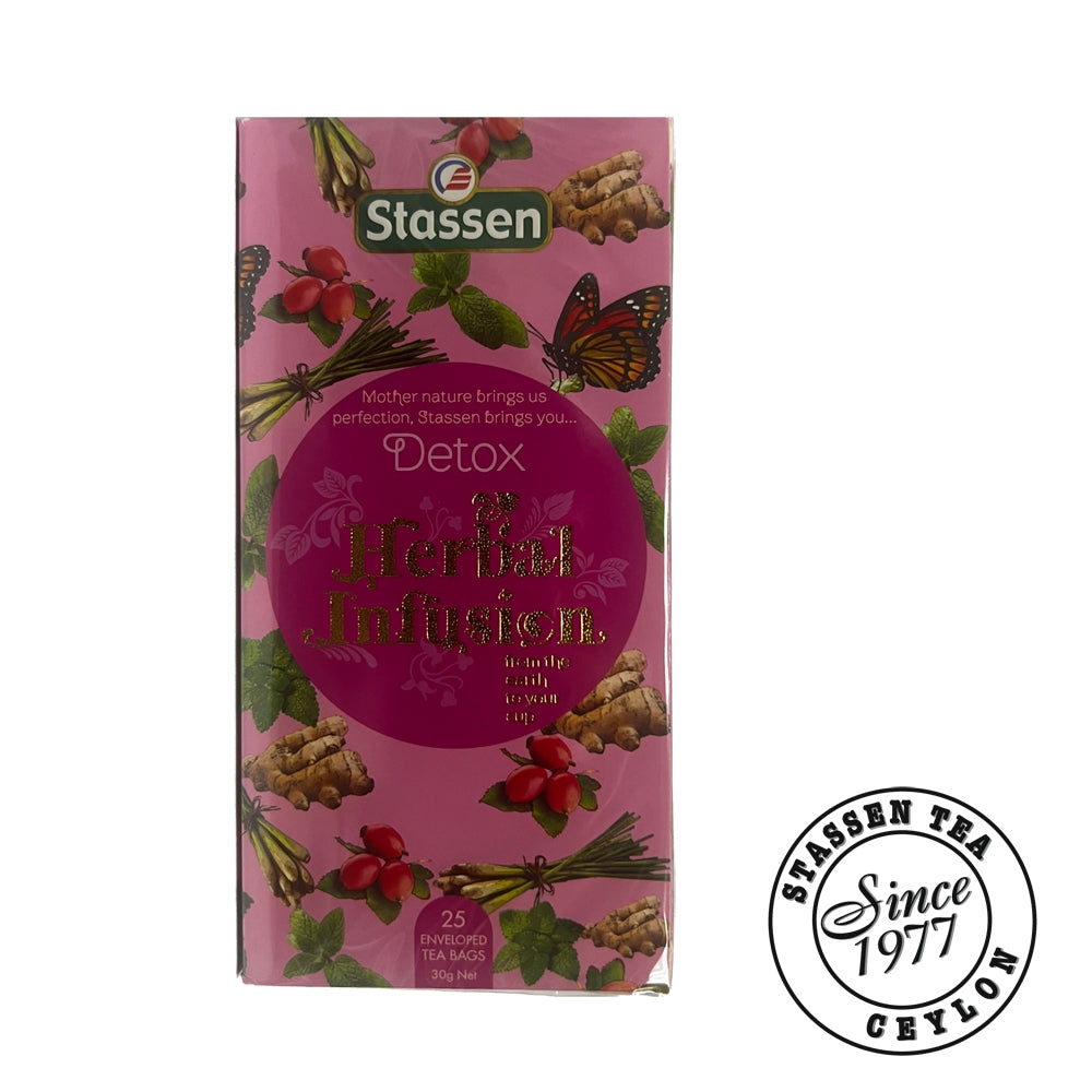 Stassen Detox Tea - 25 Tea Bags x 1.2GM ^Herbal Infusion ^Wellness Tea ^Improved Digestion
