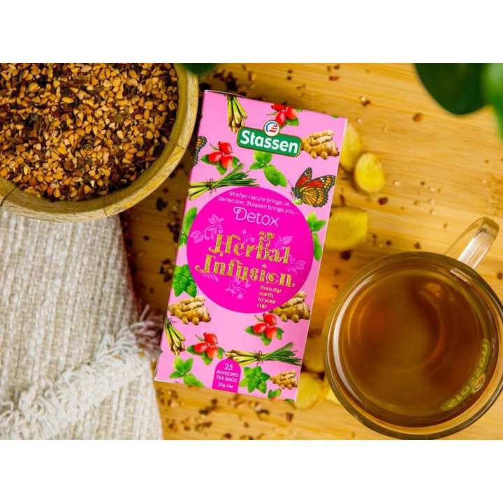 Stassen Detox Tea - 25 Tea Bags x 1.2GM ^Herbal Infusion ^Wellness Tea ^Improved Digestion