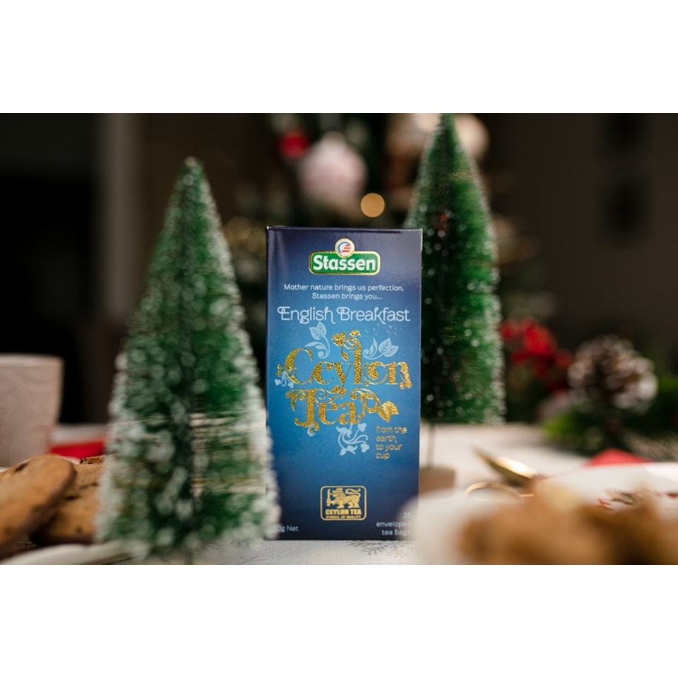 Stassen English Breakfast Tea - 25 Tea Bags x 2GM ^Ceylon Black Tea