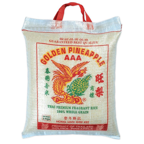 (1 + 1) Bundle - Golden Pineapple Thai Fragrant Rice 5kg x 2