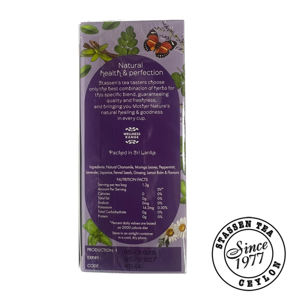 [Bundle of 2] Stassen Premium Wellness Tea x 2 Box (25 sachet/box) - 3 flavor *Relax, Immunity, Rejuvenate*
