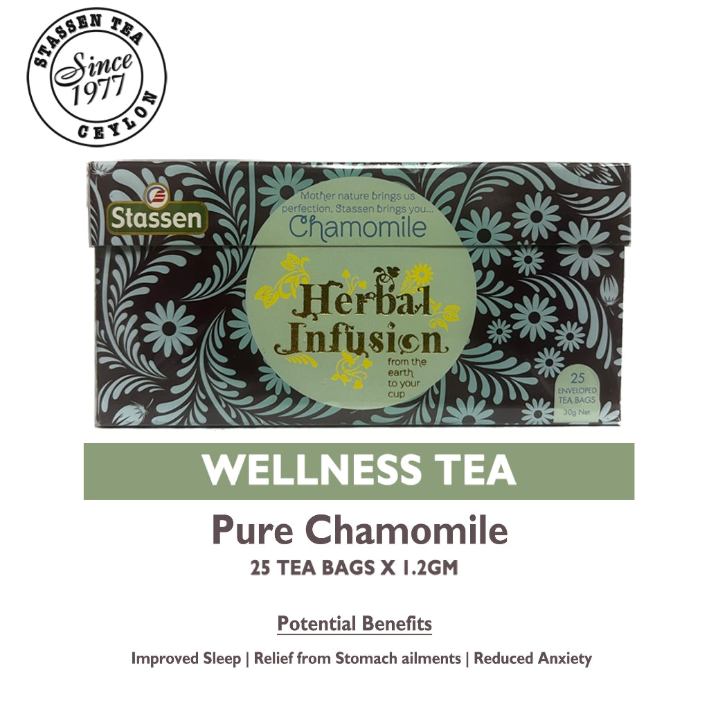 [Bundle of 2] Stassen Premium Wellness Tea x 2 Box (25 sachet/box)-3 flavor *Chamomile, Slim, Detox*