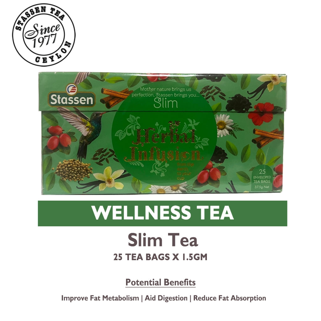 [Bundle of 2] Stassen Premium Wellness Tea x 2 Box (25 sachet/box)-3 flavor *Chamomile, Slim, Detox*