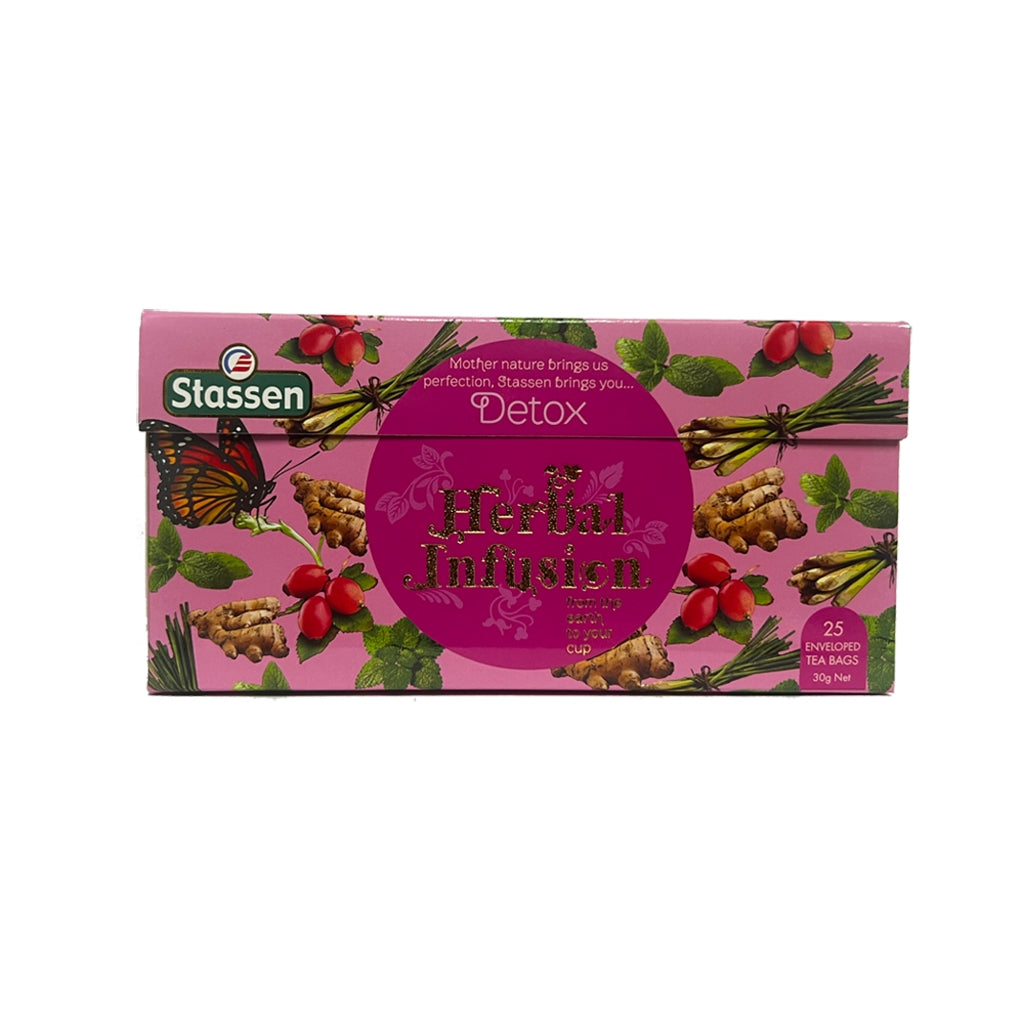 [Bundle of 2] Stassen Premium Wellness Tea x 2 Box (25 sachet/box)-3 flavor *Chamomile, Slim, Detox*
