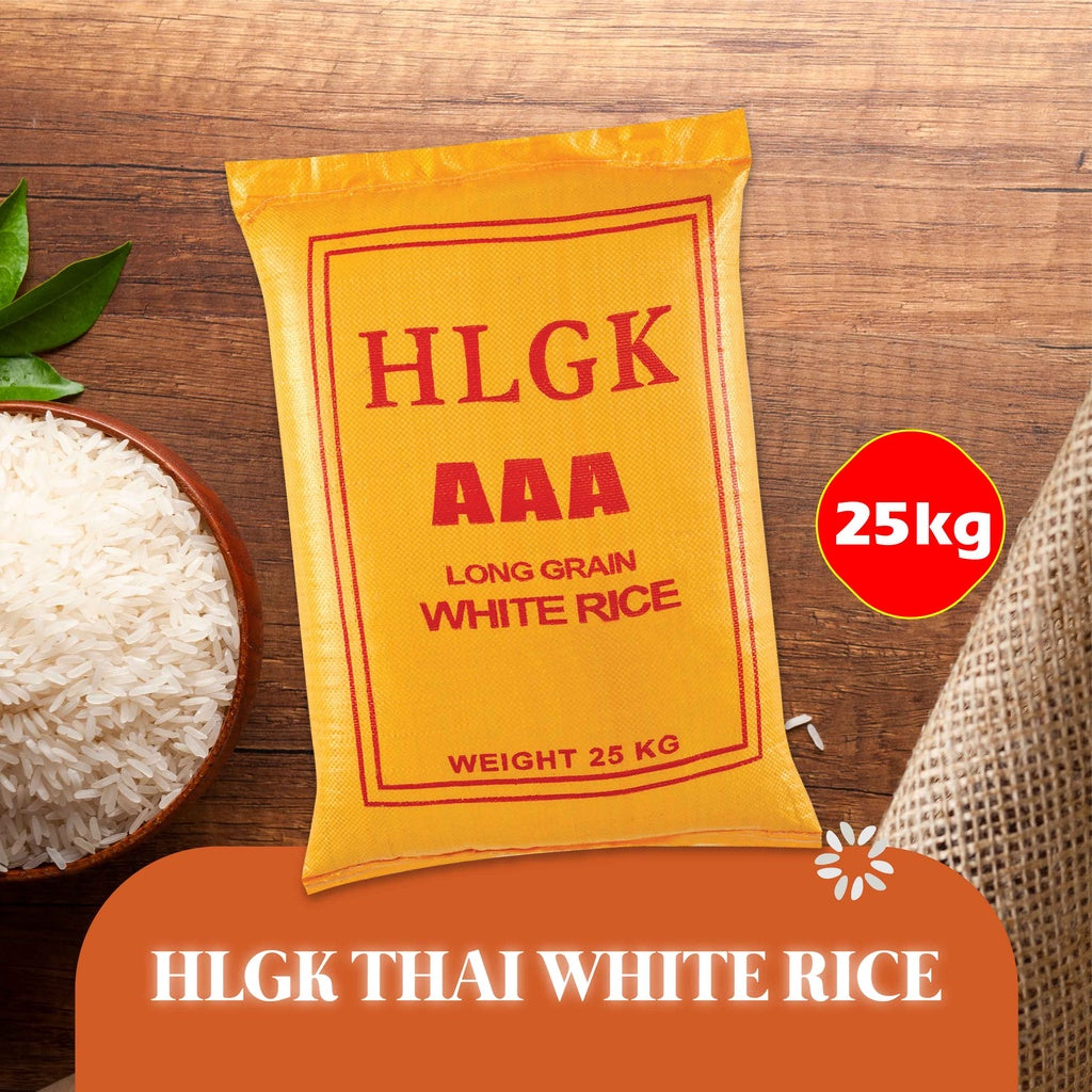 HLGK Long Grain White Rice 25kg